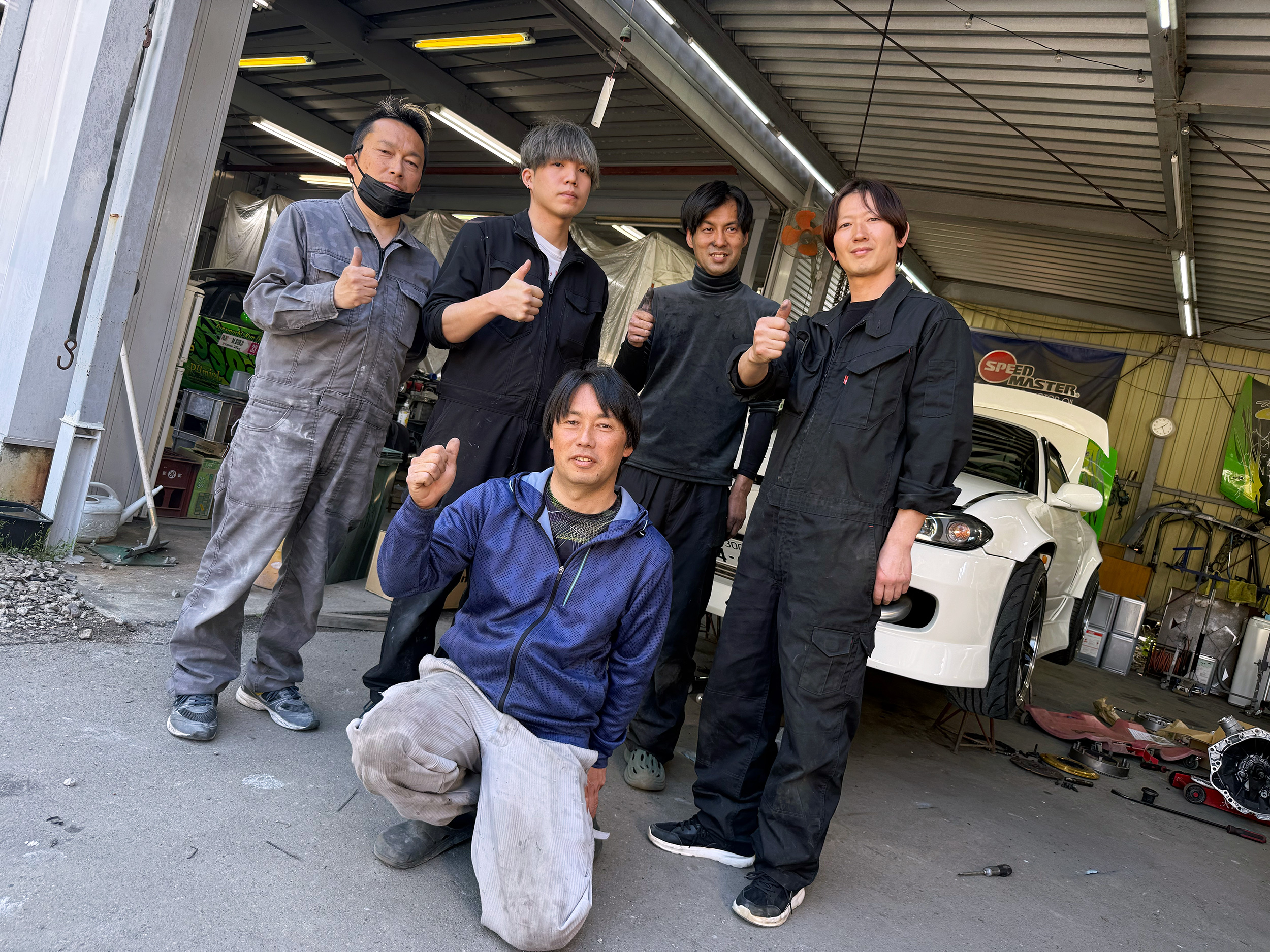 鈑金塗装即戦力のスタッフ2人が加入！　クオリティと作業スピードが大きくUP！